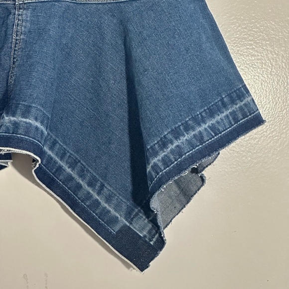 Western Jean Midi Bohemian Style Skirt Indigo 30 waist with stretch & pockets - Picture 4 of 7